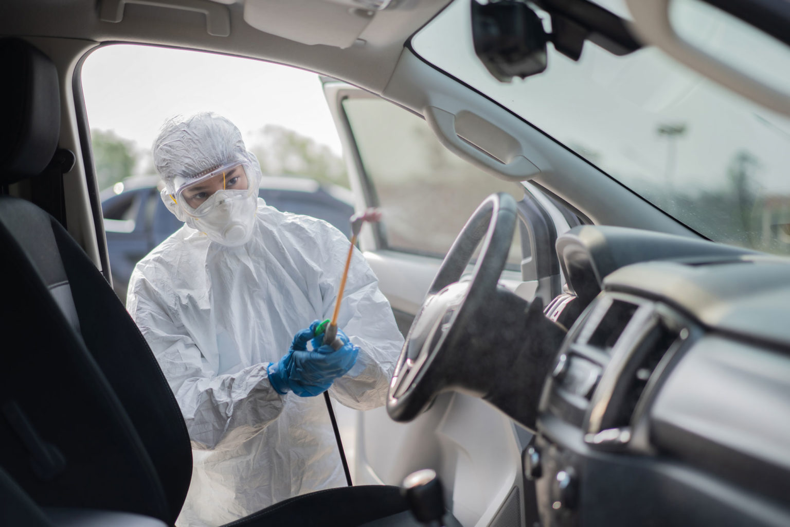 Disinfection of cars against SARSCoV2 The Freaky Clean